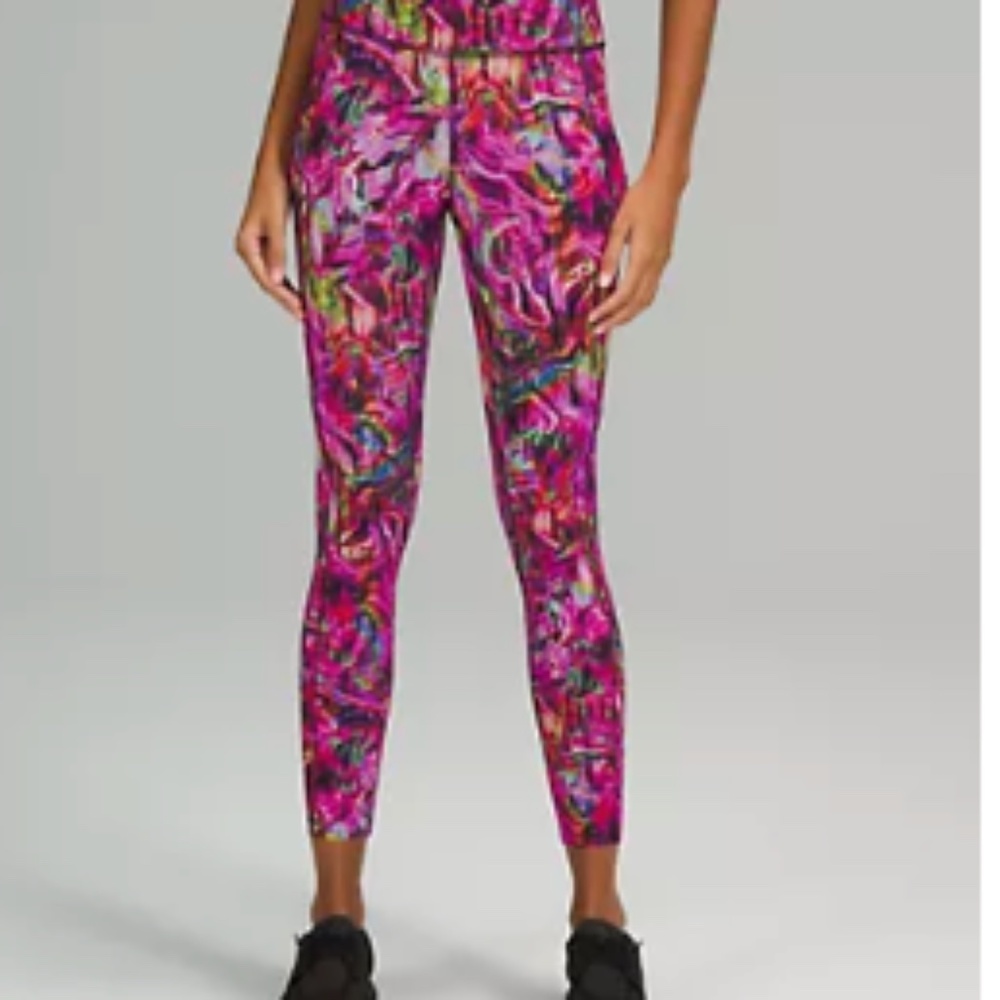 Lululemon Fast and Free High Rise Leggings 25", Size 2